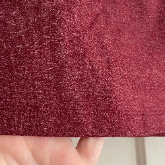 Lole Athletic Burgundy Heathered Short Skirt Sports with Pocket Detail S Tennis - Picture 3 of 5